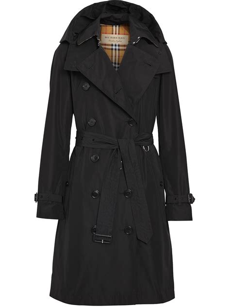 used burberry kensdington black trench women|burberry trench jacket.